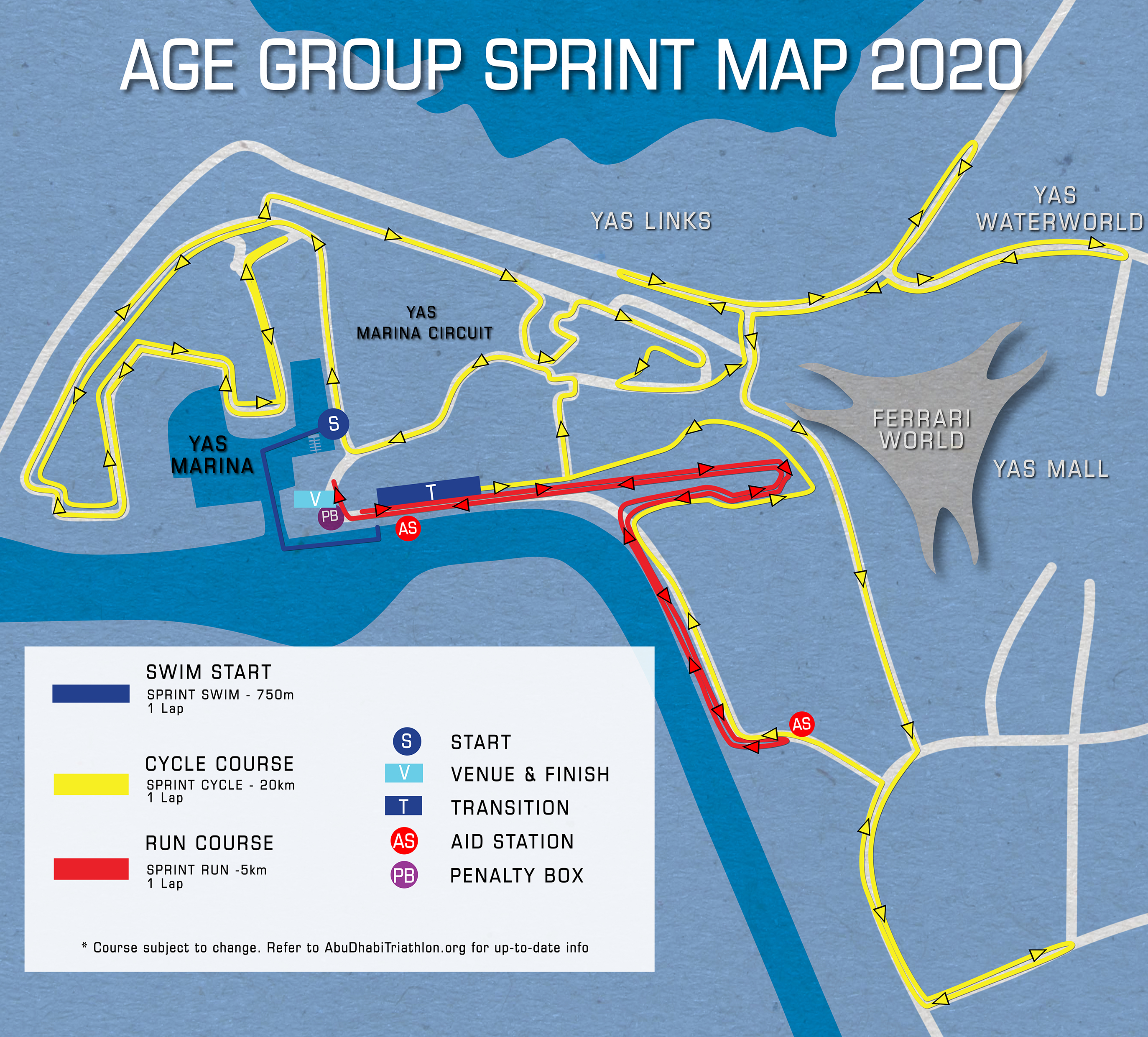 Age Group Race Maps 2021 World Triathlon Championship Series Abu Dhabi