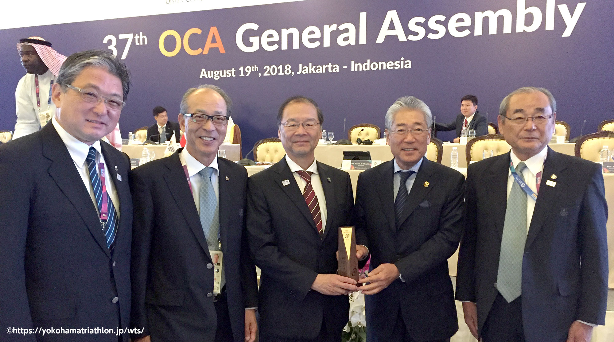 日本初・アジアオリンピック評議会（OCA）「スポーツと環境賞