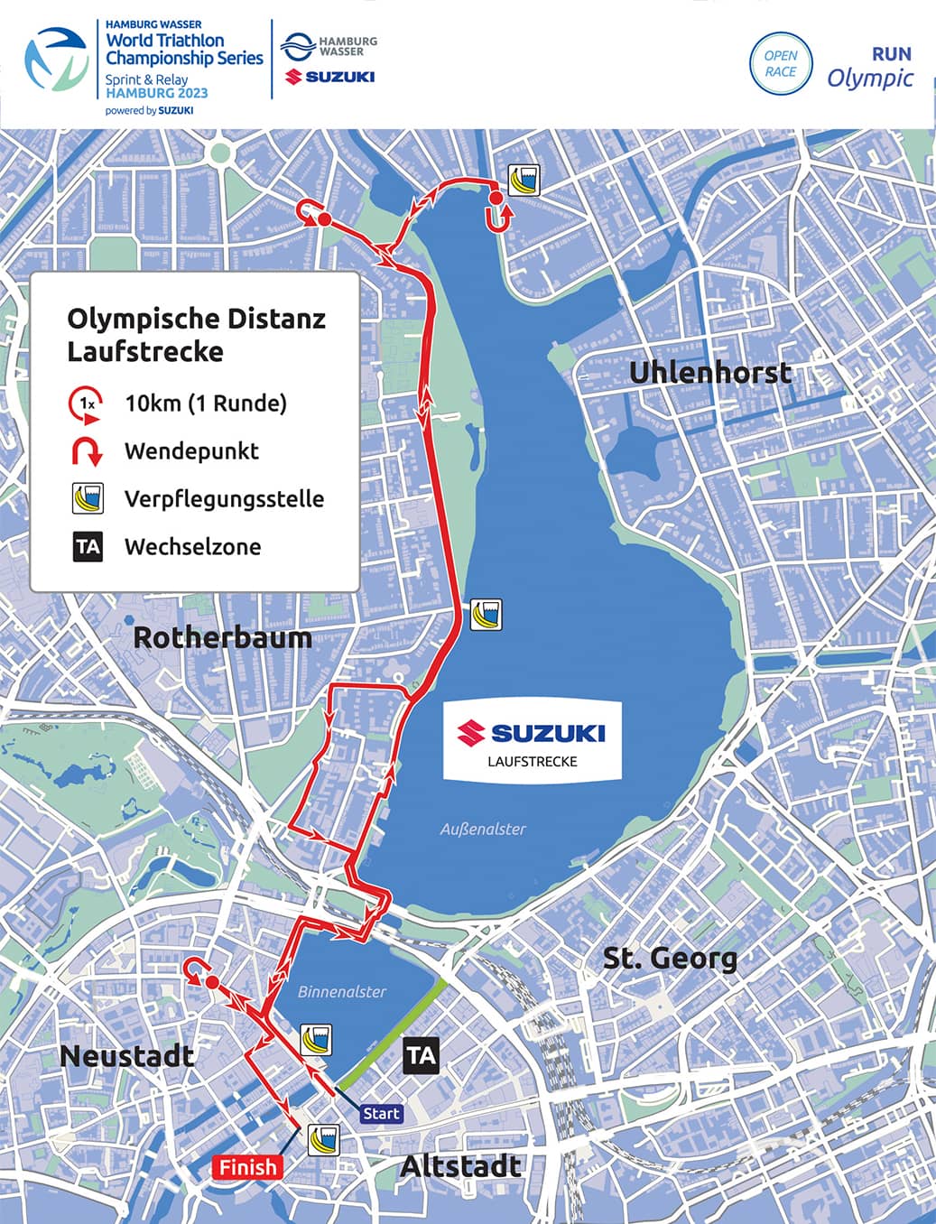 Triathlon Hamburg Strecke